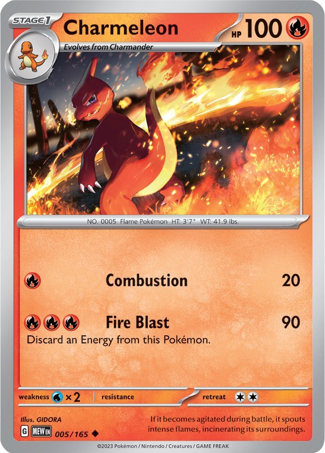 Charmeleon (005/165) [Scarlet & Violet: 151]