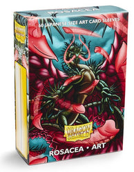 Dragon Shield: Japanese Size 60ct Art Sleeves - Rosacea (Classic) 