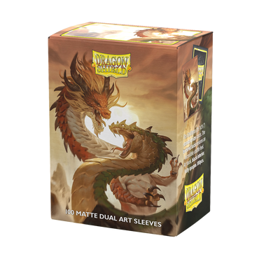 Dragon Shield: Standard Size 100ct Art Sleeves - Wood Snake 2025 (Dual Matte) 