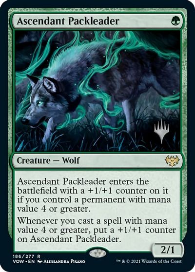 Ascendant Packleader (Promo Pack) [Innistrad: Crimson Vow Promos] 