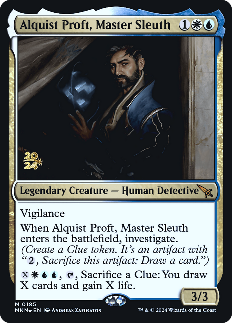 Alquist Proft, Master Sleuth [Murders at Karlov Manor Prerelease Promos] 