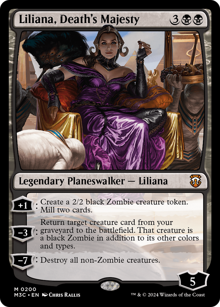 Liliana, Death's Majesty (Ripple Foil) [Modern Horizons 3 Commander] 