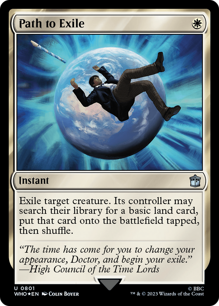 Path to Exile (Surge Foil) [Doctor Who] 