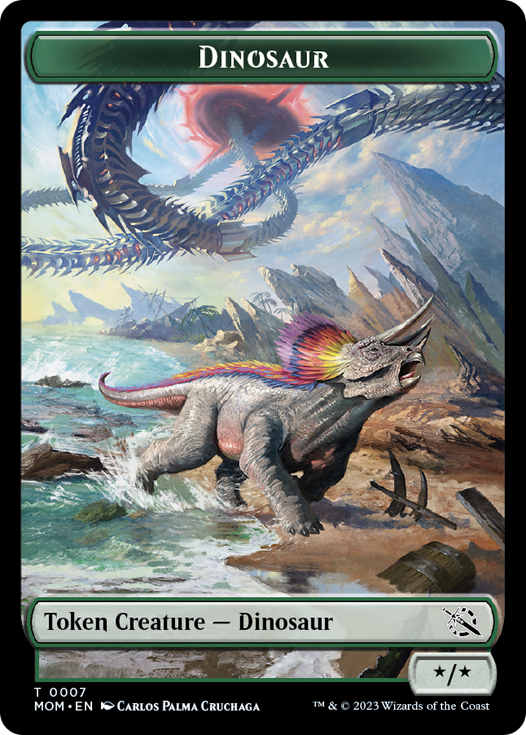 Dinosaur Token [March of the Machine Tokens] 