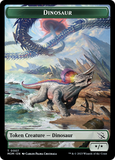 Dinosaur Token [March of the Machine Tokens] 