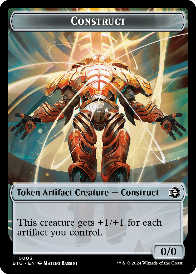 Construct // Plot Double-Sided Token [Outlaws of Thunder Junction Tokens] 