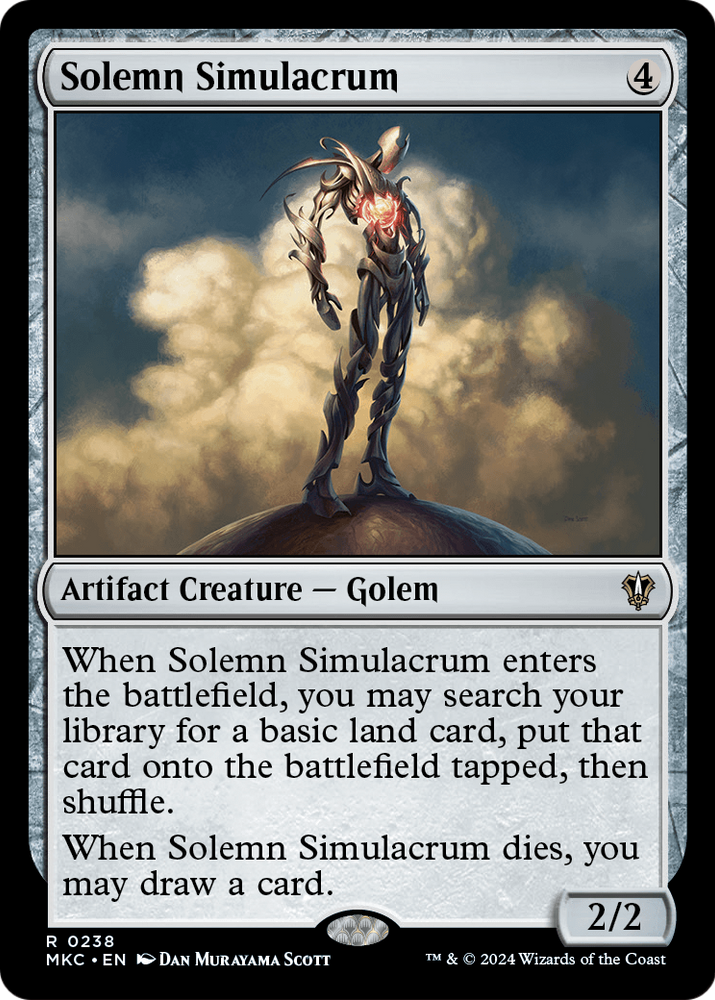 Solemn Simulacrum [Murders at Karlov Manor Commander] 