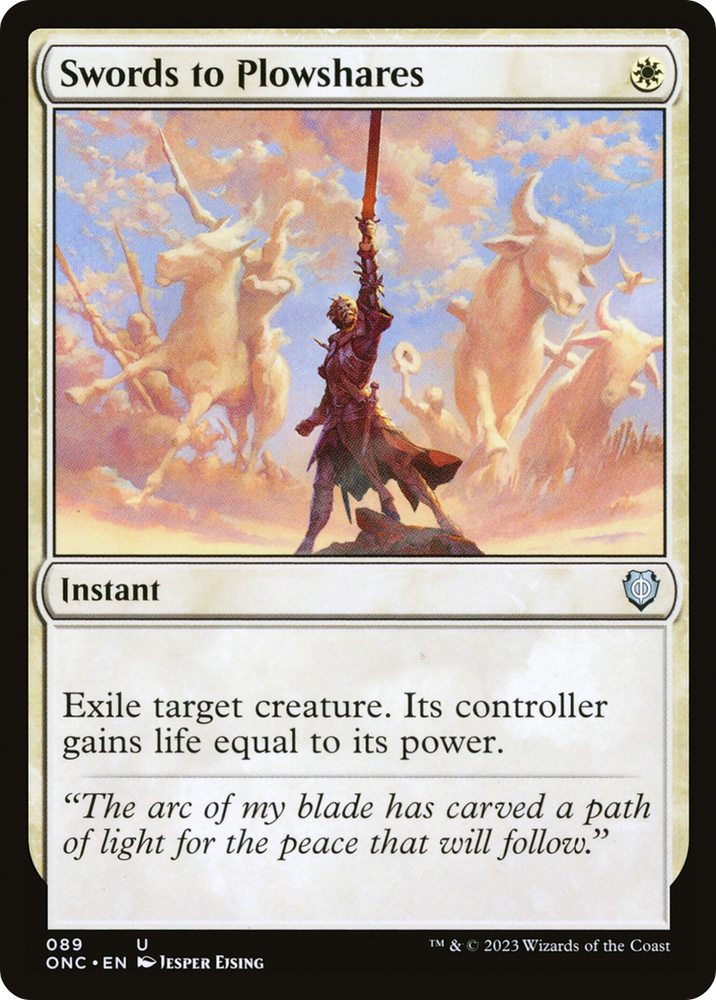 Swords to Plowshares [Phyrexia: All Will Be One Commander] 