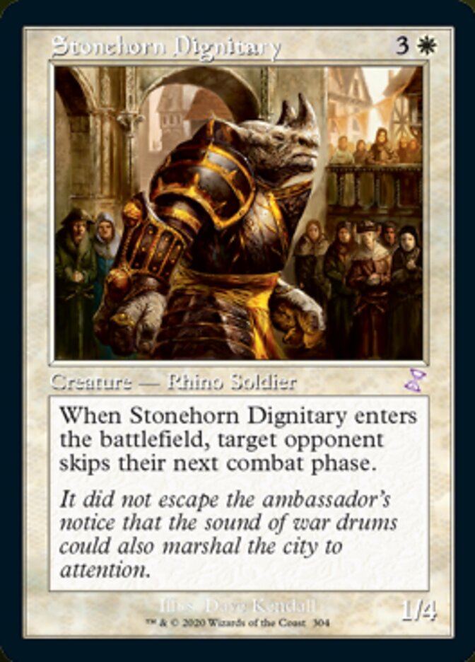 Stonehorn Dignitary (Timeshifted) [Time Spiral Remastered] 