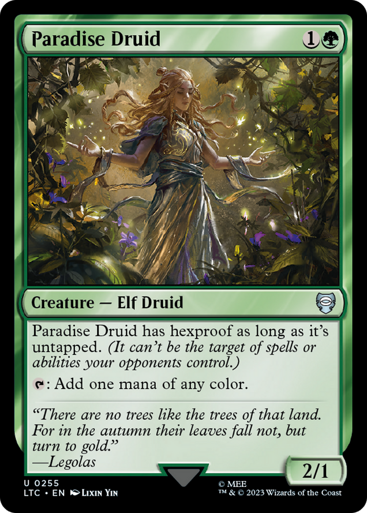 Paradise Druid [The Lord of the Rings: Tales of Middle-Earth Commander] 