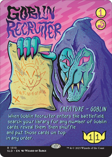 Goblin Recruiter (Rainbow Foil) [Secret Lair Drop Series] 