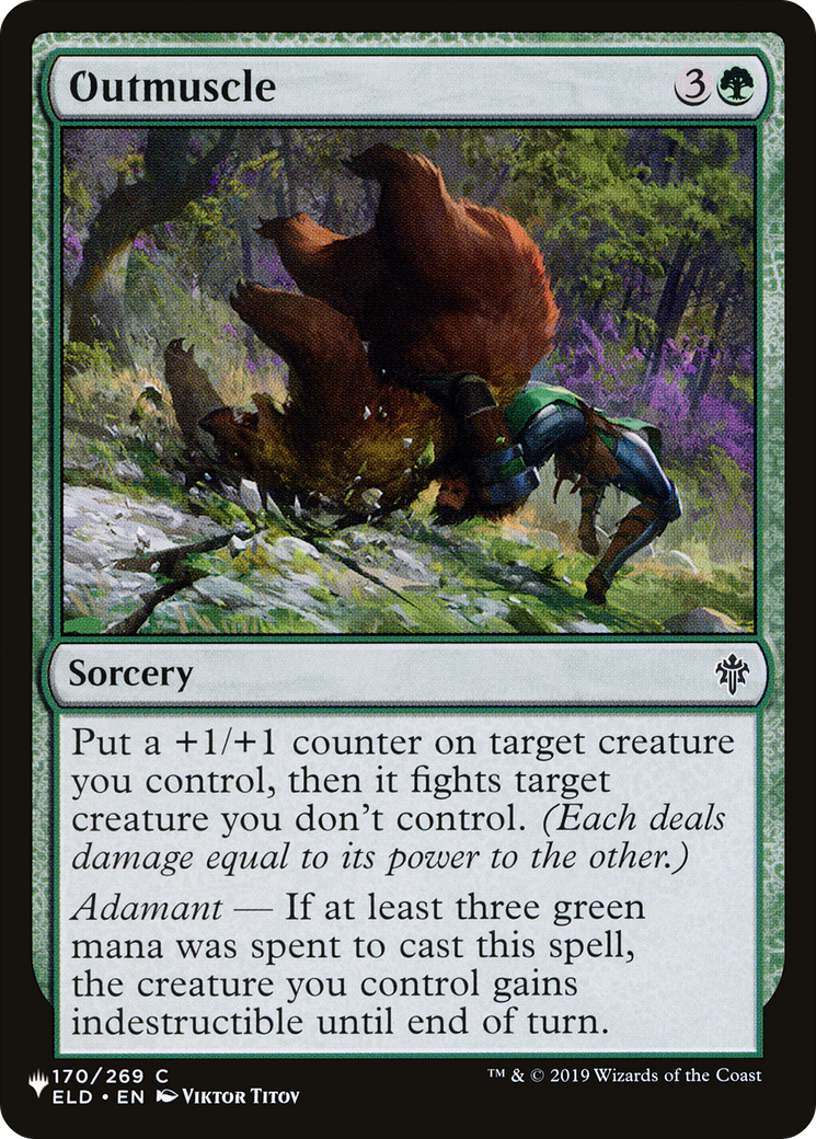 Outmuscle [The List Reprints]