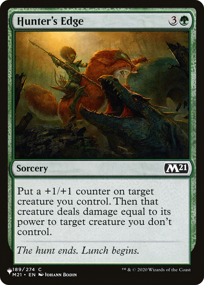 Hunter's Edge [The List Reprints] 