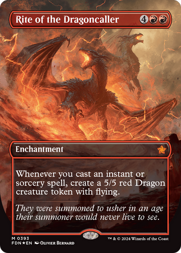 Rite of the Dragoncaller (Mana Foil) [Foundations] 