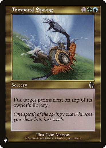 Temporal Spring [The List Reprints] 