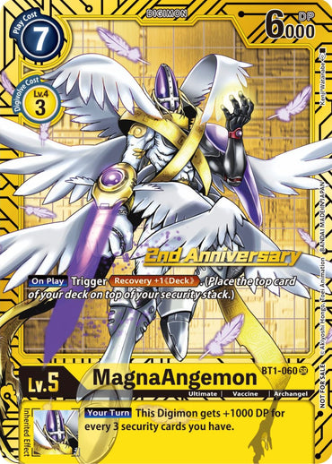 MagnaAngemon [BT1-060] (2nd Anniversary Card Set) [Release Special Booster Promos] 