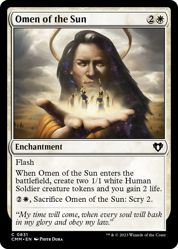 Omen of the Sun [Commander Masters] 