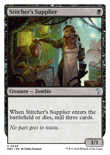 Stitcher's Supplier (White Border) [Mystery Booster 2] 