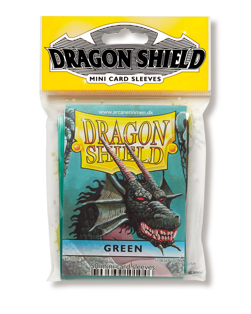 Dragon Shield: Japanese Size 50ct Sleeves - Green (Classic) 