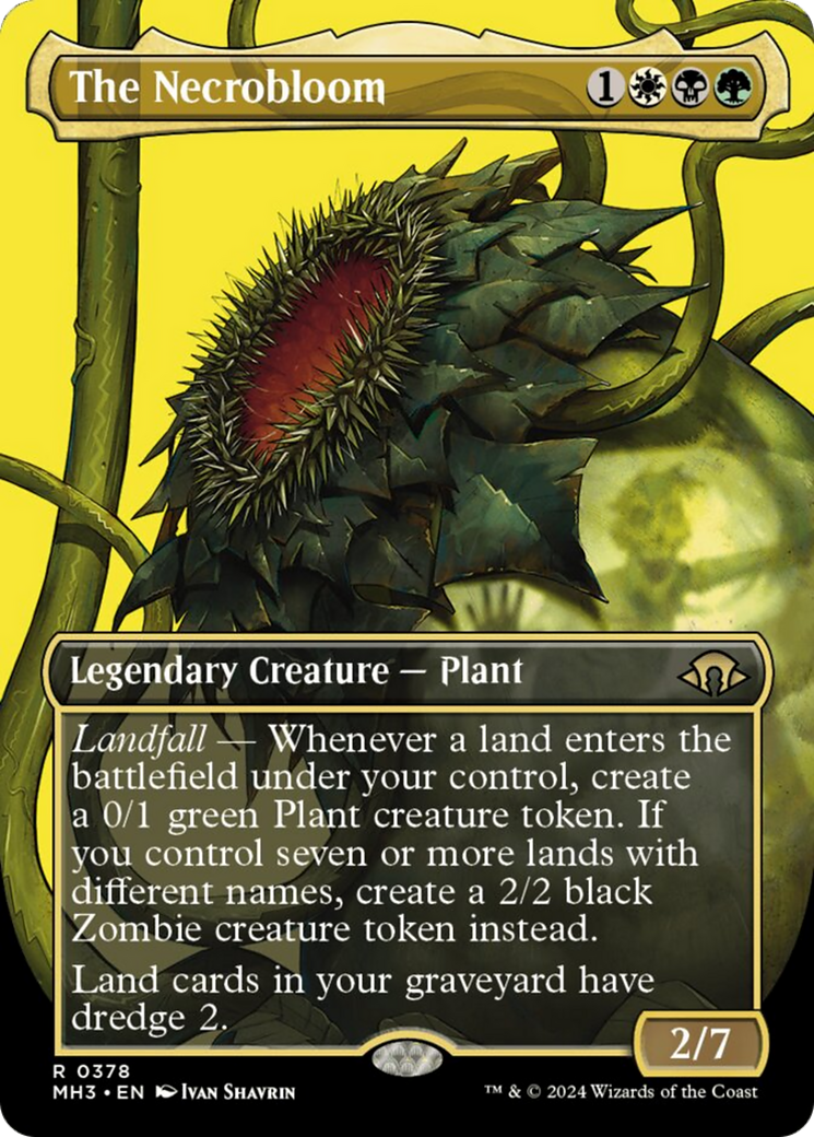 The Necrobloom (Borderless) [Modern Horizons 3] 