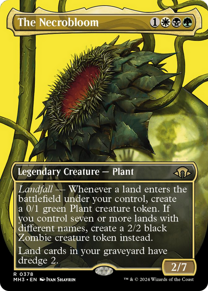 The Necrobloom (Borderless) [Modern Horizons 3] 