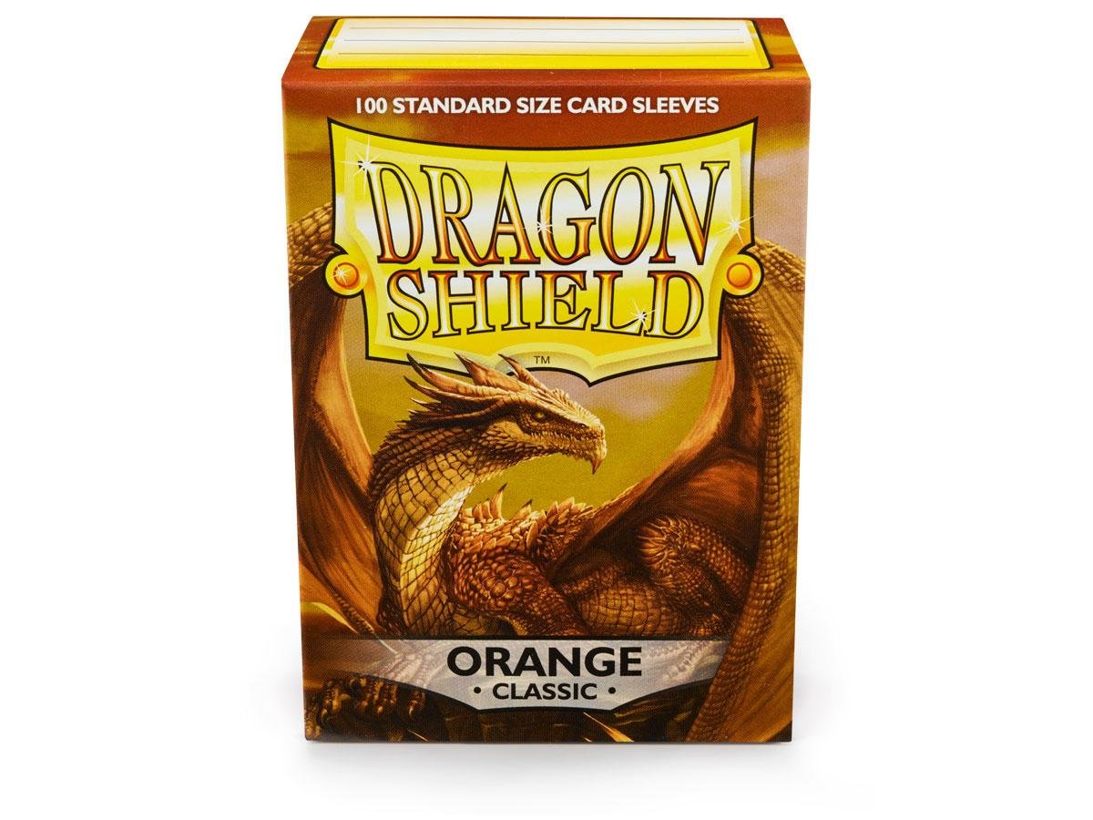 Dragon Shield: Standard 100ct Sleeves - Orange (Classic) 