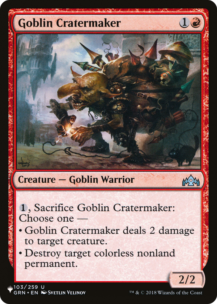 Goblin Cratermaker [The List Reprints] 