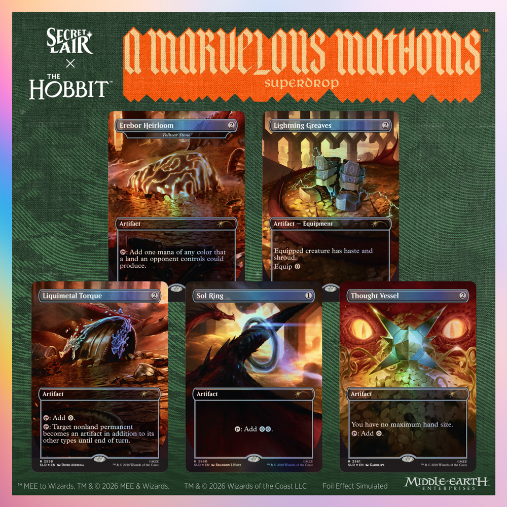 Magic: The Gathering | Secret Lair x  The Hobbit: Smaug's spoils Traditional Foil Edition