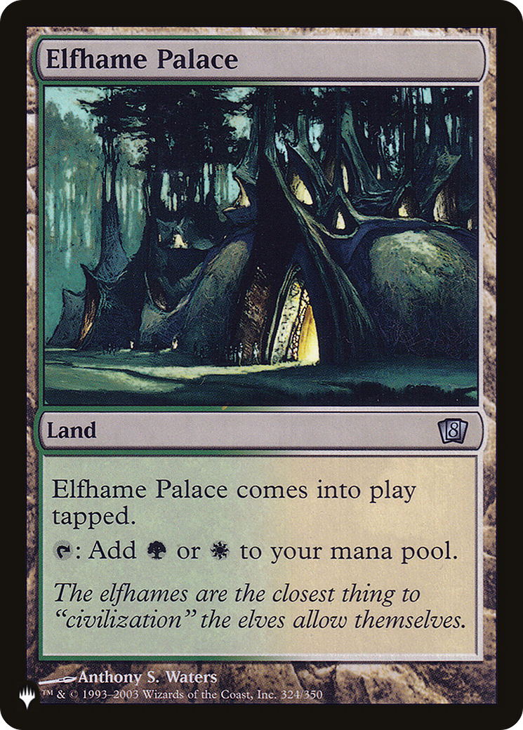 Elfhame Palace [The List Reprints] 