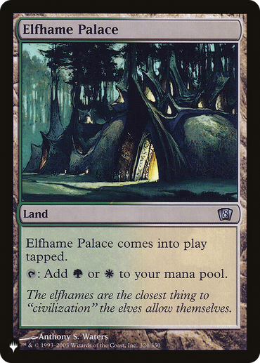 Elfhame Palace [The List Reprints] 