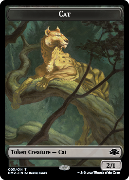 Cat Token (003) [Dominaria Remastered Tokens] 