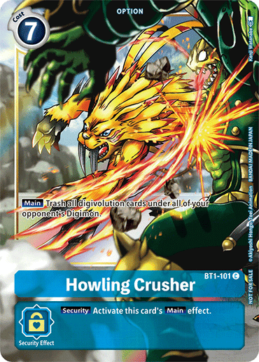 Howling Crusher [BT1-101] (Dash Pack) [Release Special Booster Ver.1.5 Promos] 