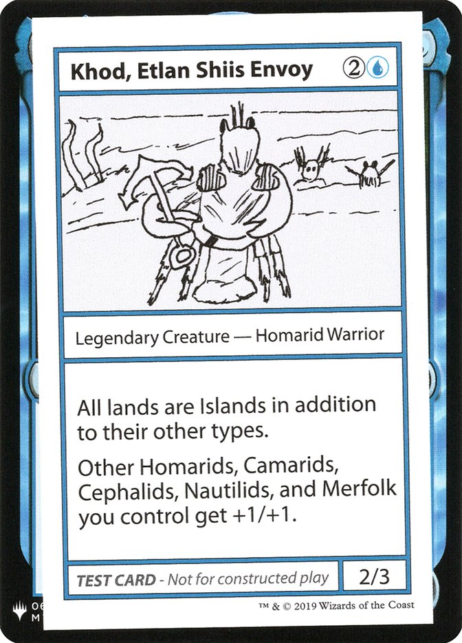 Khod, Etlan Shiis Envoy [Mystery Booster Playtest Cards] 