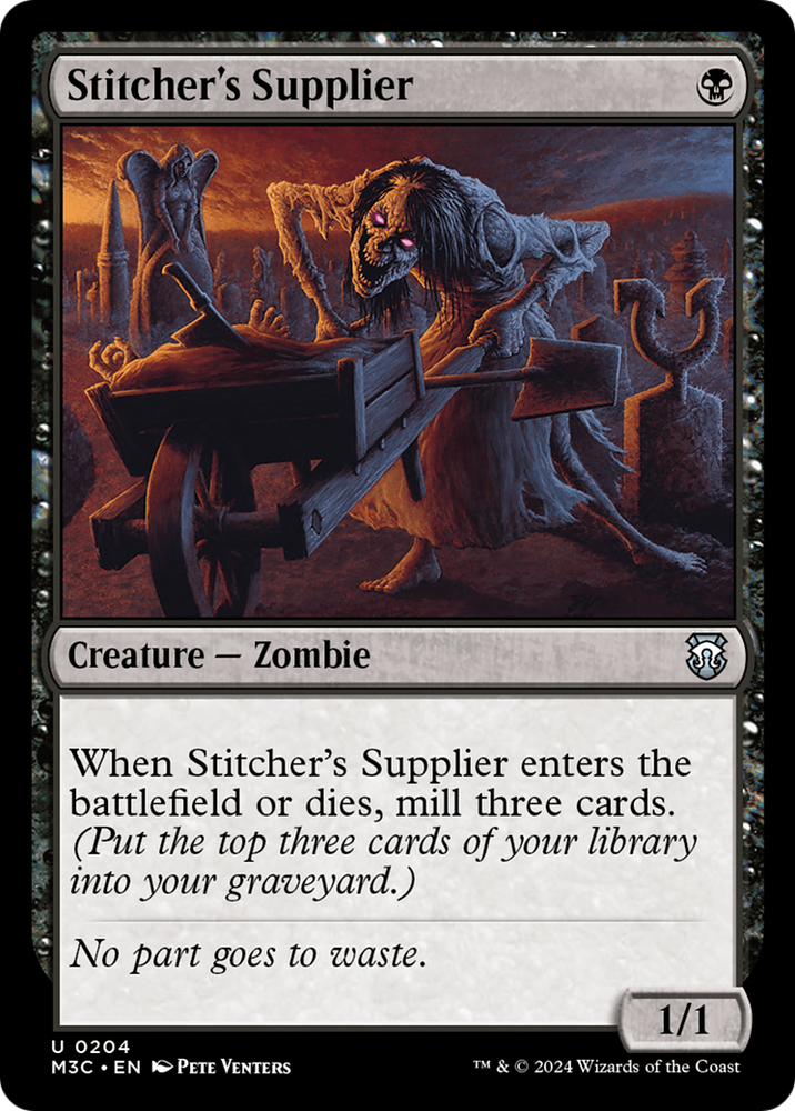 Stitcher's Supplier (Ripple Foil) [Modern Horizons 3 Commander] 