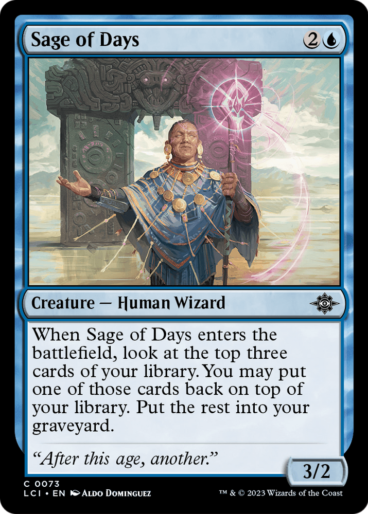 Sage of Days [The Lost Caverns of Ixalan] 