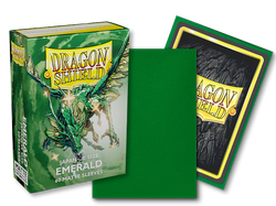 Dragon Shield: Japanese Size 60ct Sleeves - Emerald (Matte) 