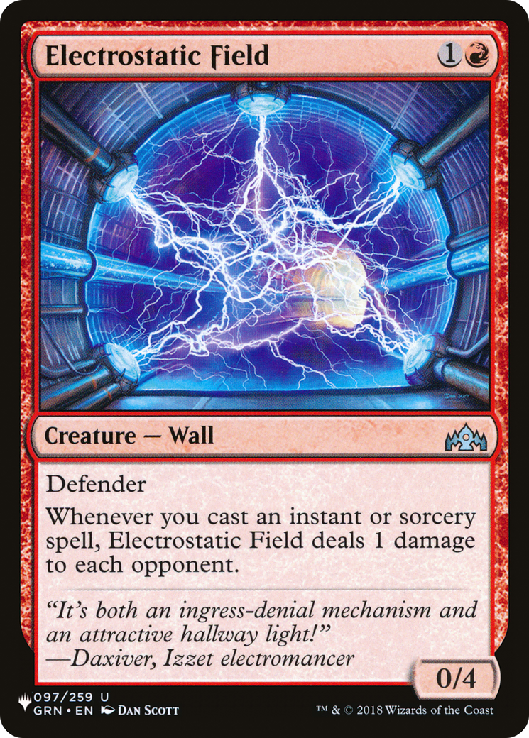 Electrostatic Field [The List Reprints] 