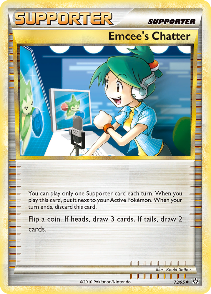 Emcee's Chatter (73/95) [HeartGold &amp; SoulSilver: Unleashed] 