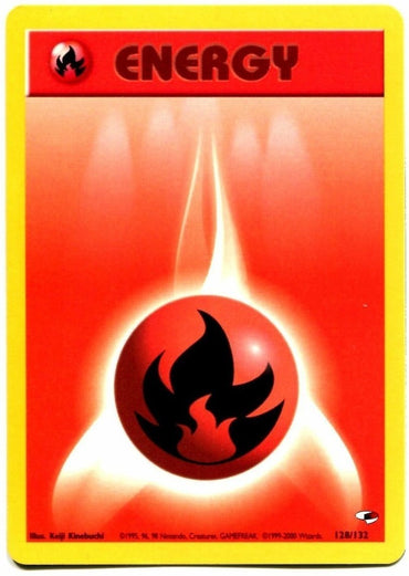 Fire Energy (128/132) [Gym Heroes Unlimited] 