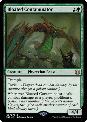 Bloated Contaminator (Promo Pack) [Phyrexia: All Will Be One Promos] 