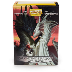 Dragon Shield: Standard 100ct Art Sleeves - Valentine Dragons (Classic)