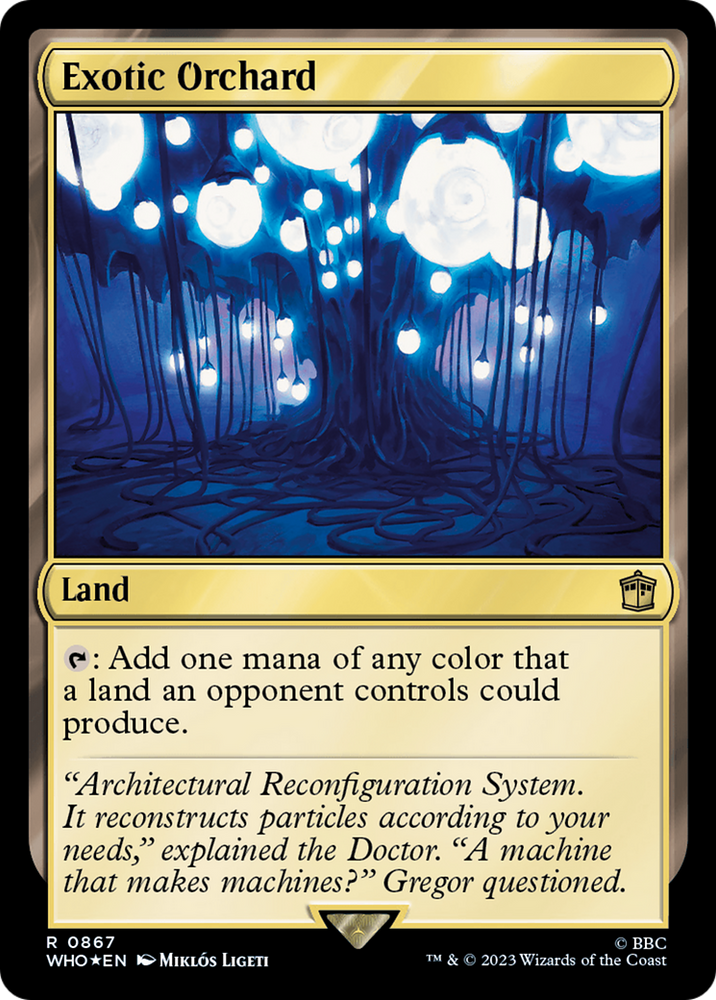 Exotic Orchard (Surge Foil) [Doctor Who] 
