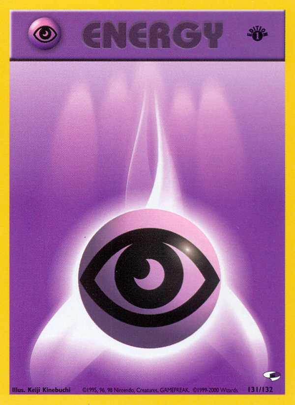 Psychic Energy (131/132) [Gym Heroes 1st Edition] 