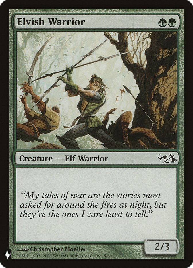 Elvish Warrior [Mystery Booster] 