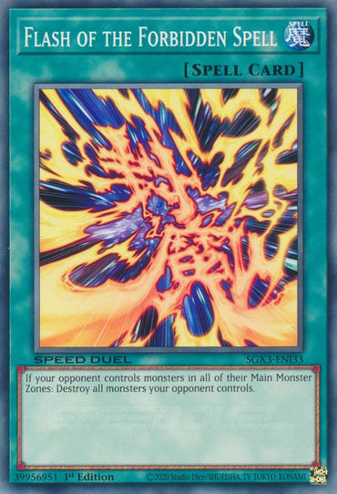 Flash of the Forbidden Spell [SGX3-ENI33] Common 