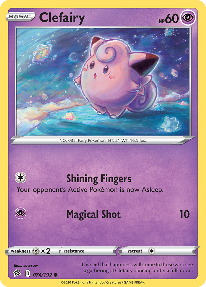 Clefairy (074/192) [Sword &amp; Shield: Rebel Clash] 