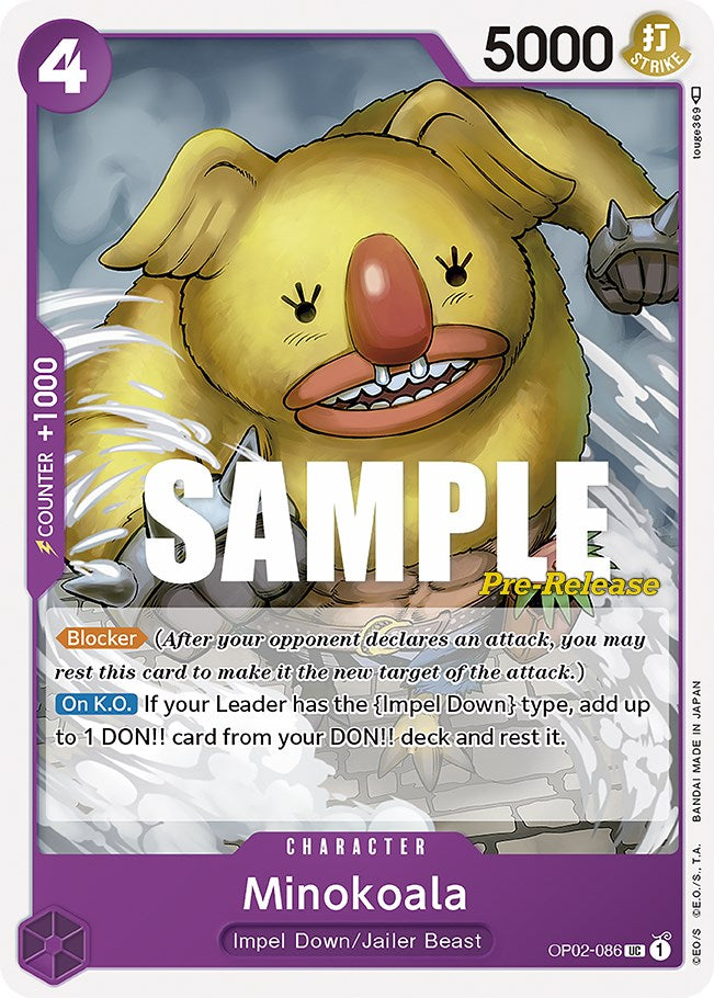 Minokoala [Paramount War Pre-Release Cards] 