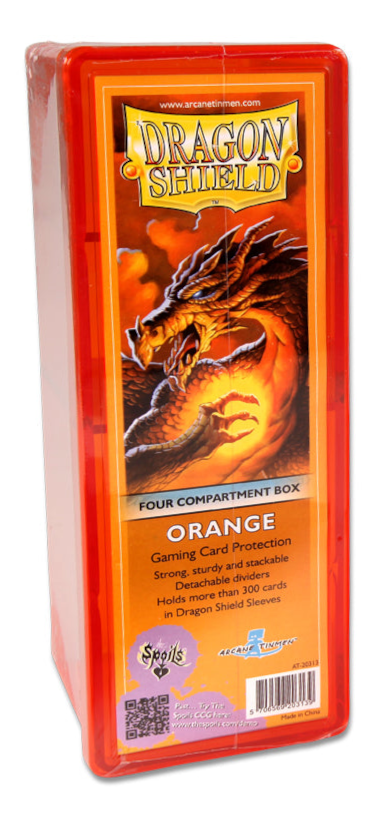 Dragon Shield: Four-Compartment Deck Box - Orange 