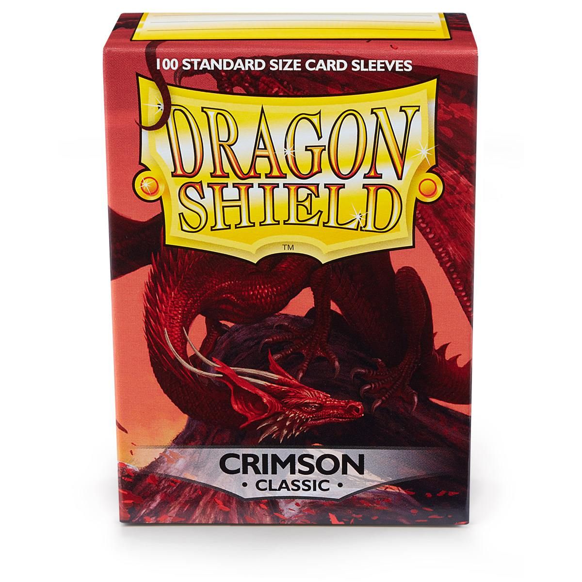 Dragon Shield: Standard 100ct Sleeves - Crimson (Classic) 