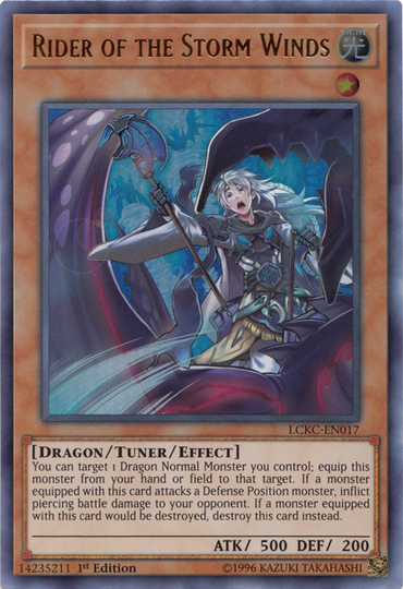 Rider of the Storm Winds [LCKC-EN017] Ultra Rare 